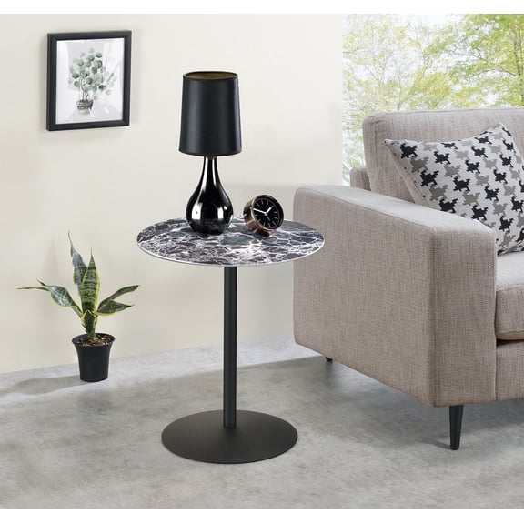 Ergode Bayberry Gray Velvet Chair with 1 Pillow