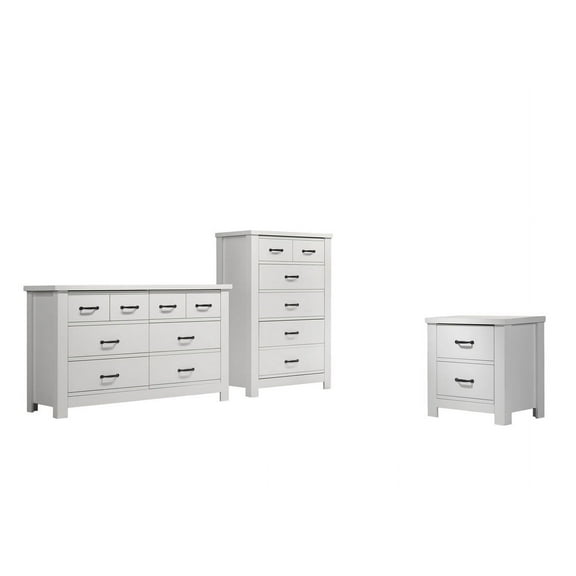 Sleek and Versatile Cassini 3 Piece Bedroom Set - Enhance Your Space!