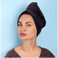 thumbnail image 1 of Sleek'e Microfiber Hair Wrap (Black), 1 of 4
