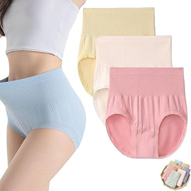 Sleekhip - Leakproof High-Waist Tummy-Control Butt-Lifting Panties,Ladymates Sleekhip Panties for Women Comfort Underwear(3pc-b,Large)