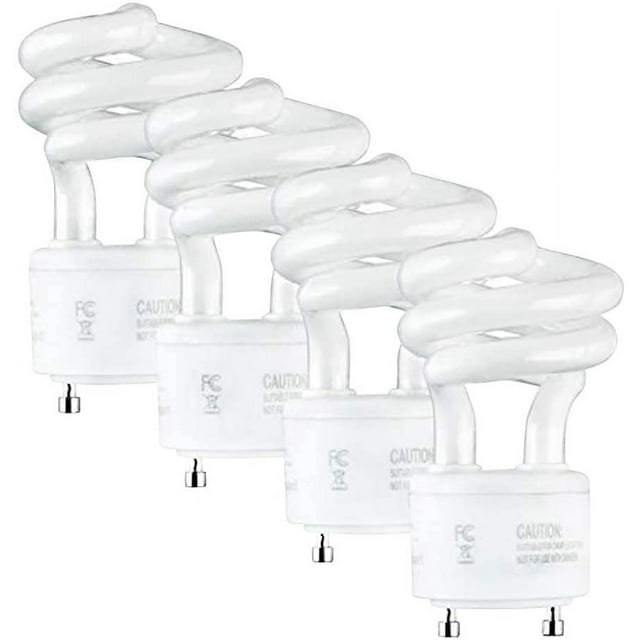 Sleeklighting CFL Gu24 13Watt UL Listed Light Bulb Two Prong Twist 2