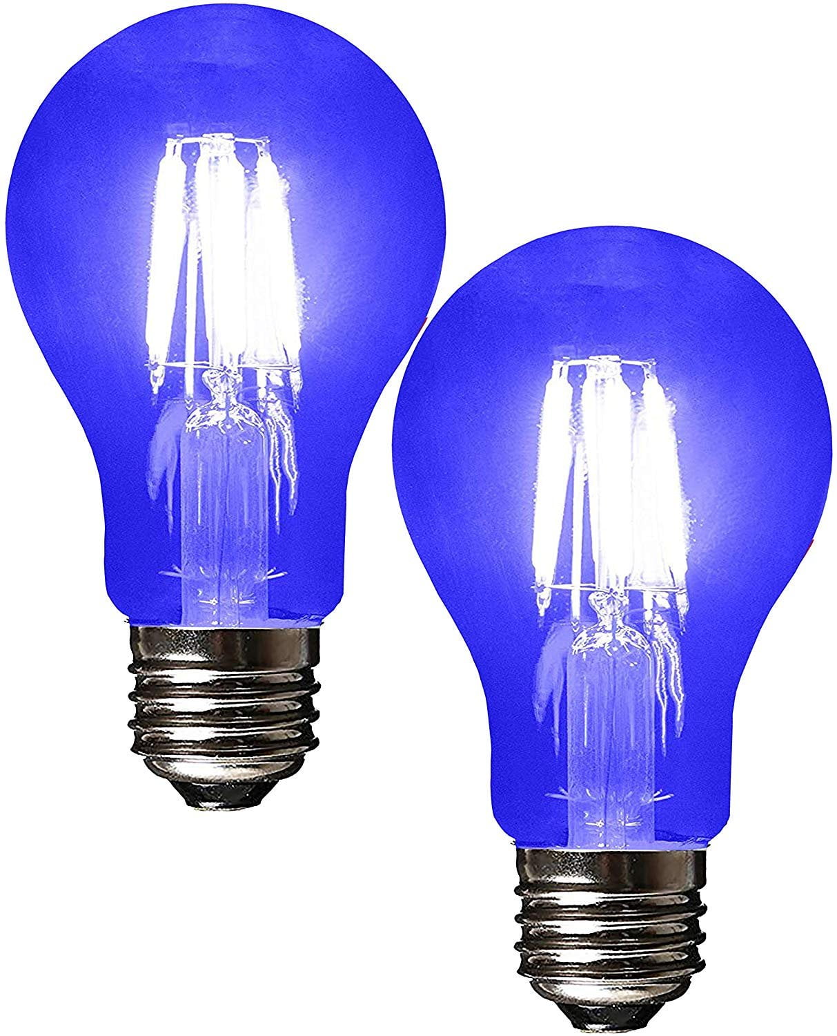 Sleeklighting LED 4Watt A19 Blue Light Bulbs UL Listed, E26 Base Energy