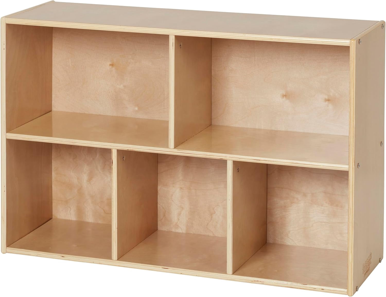 Sleekline 5-Compartment Storage Cabinet, Starter, Furniture, Natural ...