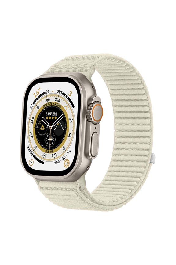 Adjustable Nylon Band for 38/40/41/42mm(S10) Smartwatches - Breathable & Comfortable,Starlight