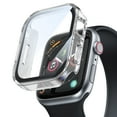 thumbnail image 1 of Sleektime Case for Apple Watch Series 10 42mm with Tempered Glass Screen Protector, Full Protective Cover Hard PC Bumper Face Cover for iWatch 42mm, Clear, 1 of 11