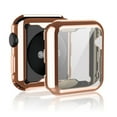 thumbnail image 1 of Sleektime Case for Apple Watch Series 9/8/7 45mm, Tempered Glass Screen Protector, High Definition Scratch Resistant Soft Cover for Apple Watch Accessories, Rosegold, 1 of 7