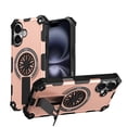 thumbnail image 1 of Sleektime for iPhone 14 Plus Case, [Compatible with Magsafe], [Military-Grade Protection], [with Four Corner Guard] Shockproof Magnetic Armor Phone Case Built-in Hidden Kickstand,Rosegold, 1 of 7