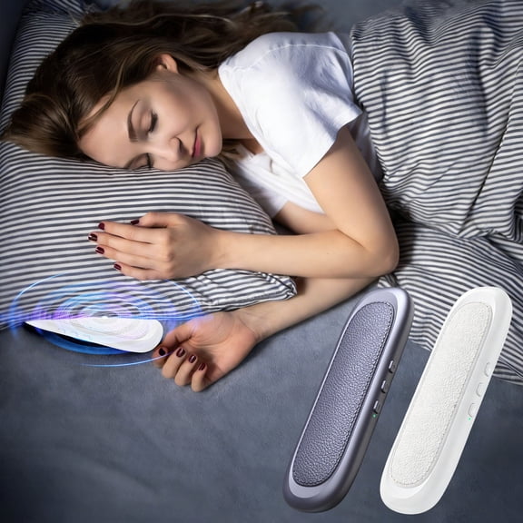 Sleep Aid Bluetooth Mini Speaker for Bedside Use with Pillow Vibrations, Portable Slim Music Player for Quiet, Comfortable Sleep and Travel