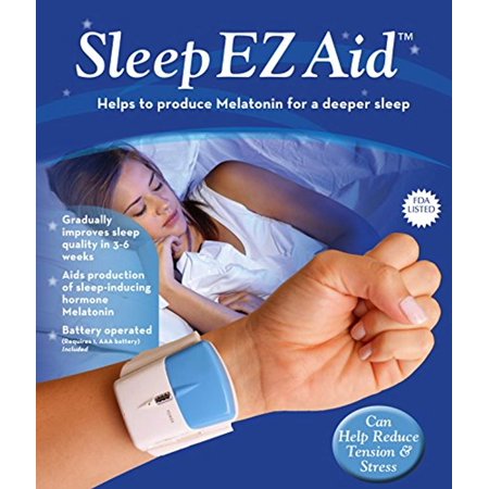 Sleep Aids - EZ Sleeping Aide (11-02800) Unisex Wristband Reduce Tension and Stress - White