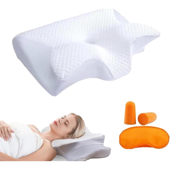 Sleep Apnea Pillow, 2026 Upgraded Cervical Pillow for Sleep Apnea, for Side Sleepers, Back Sleepers, Stomach Sleepers