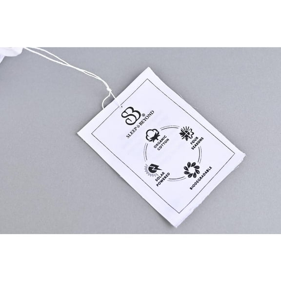 Sleep & Beyond 100% Cotton 300TC Percale Classic Ivory Sheet Set in Twin XL Up to 18"