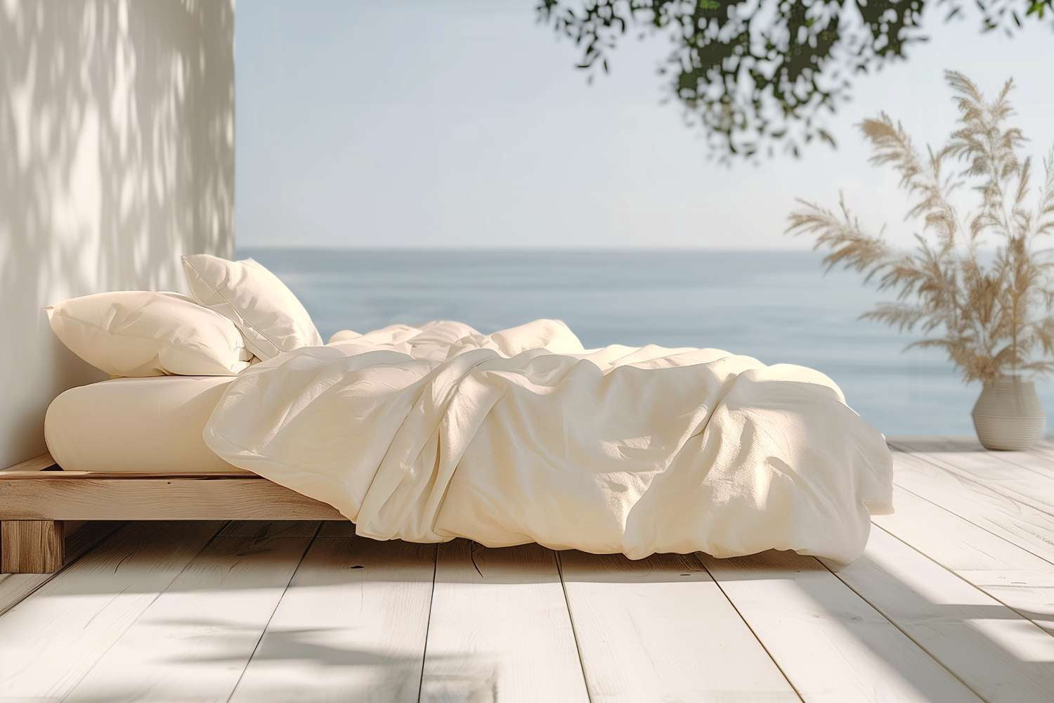 Sleep & Beyond Organic Cotton Percale Duvet Cover