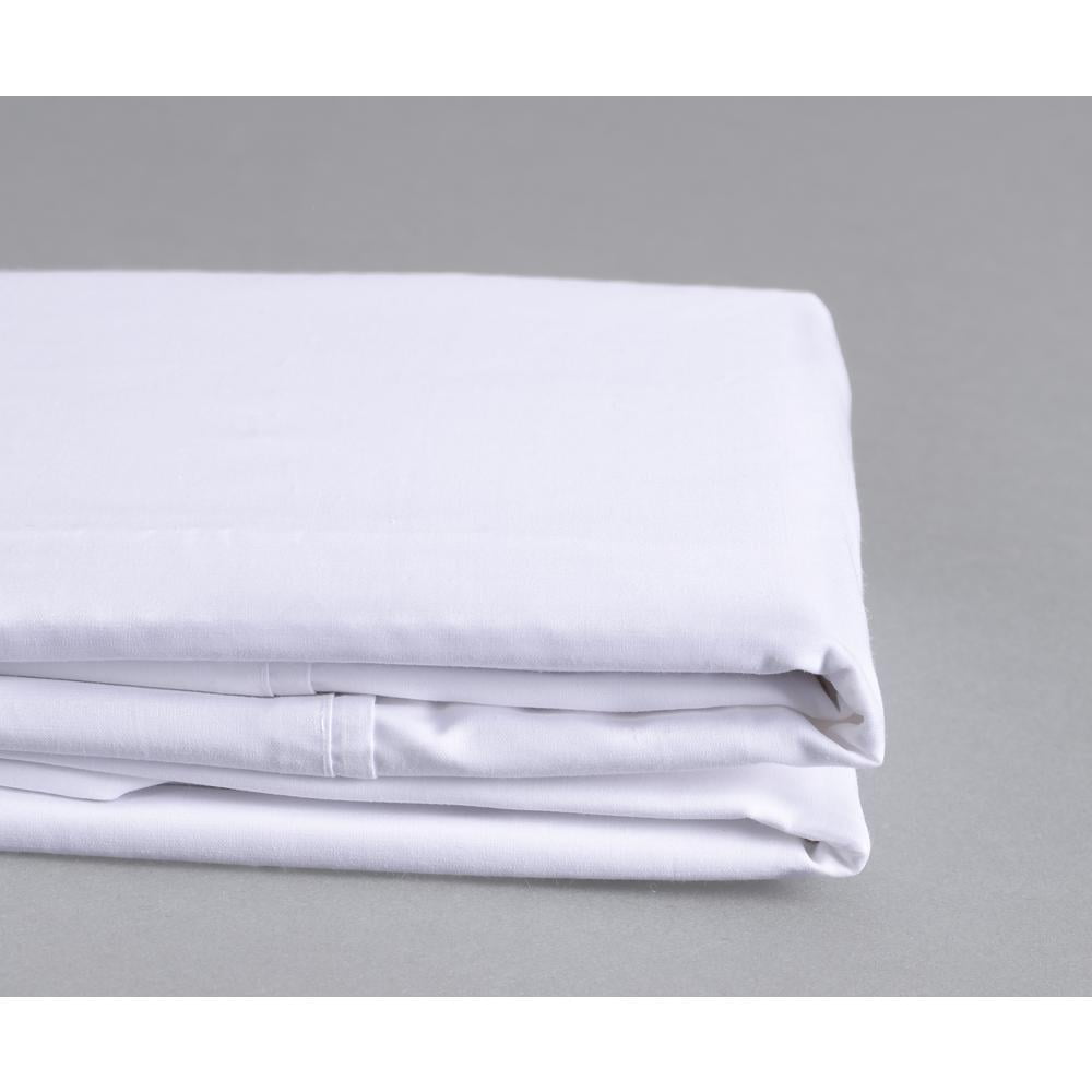 Crisp White Organic Cotton Standard/Queen Pillowcase Pair