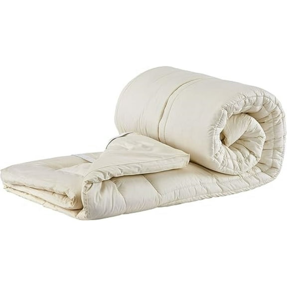 Sleep & Beyond myTopper®, 100% Washable Wool Mattress Topper, Crib 28x5", 1.5in thick