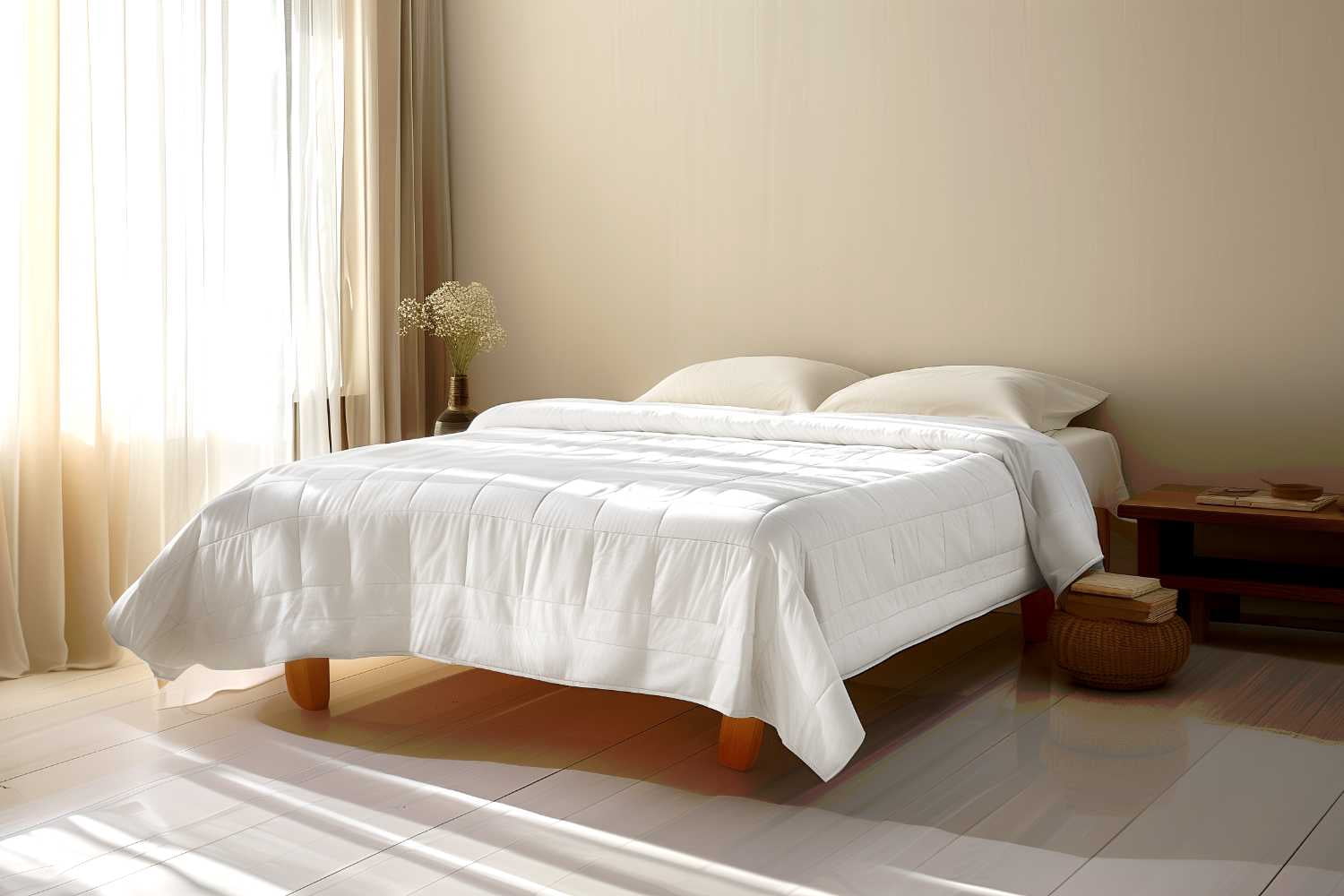myComforter®, 100% Washable Wool Comforter, Twin 68x86"