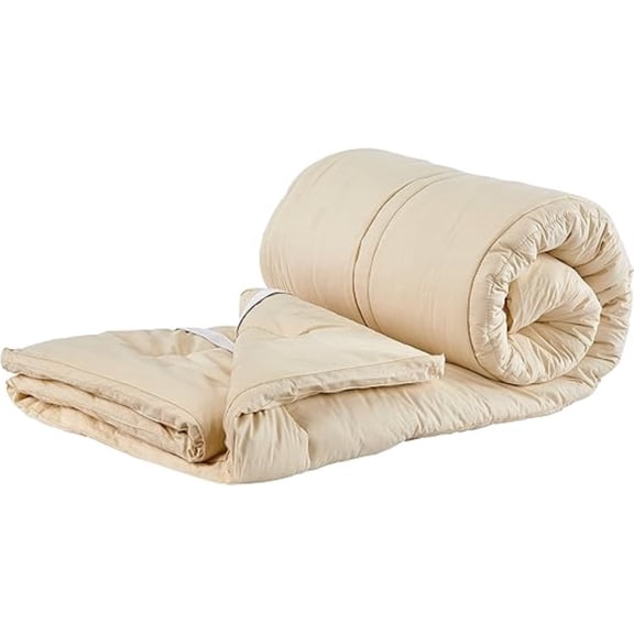 Sleep & Beyond myMerino® Topper, Organic Merino Wool Mattress Topper, Cal King 72x8", 1.5in thick
