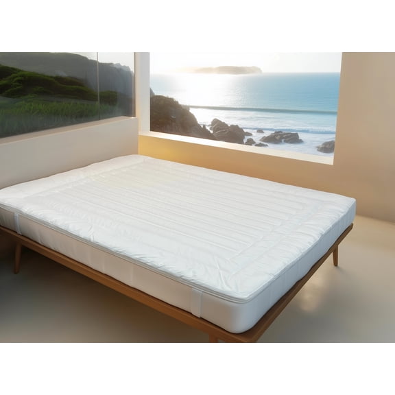 Sleep & Beyond myPad 0.5" Thick 100% Washable Wool Mattress Pad in Twin 39x76"