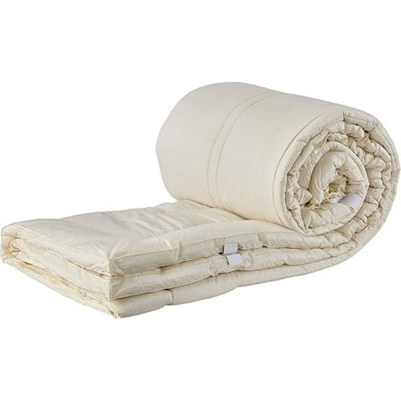 Sleep & Beyond myPad, 100% Washable Wool Mattress Pad, Full 54x7", 0.5in thick