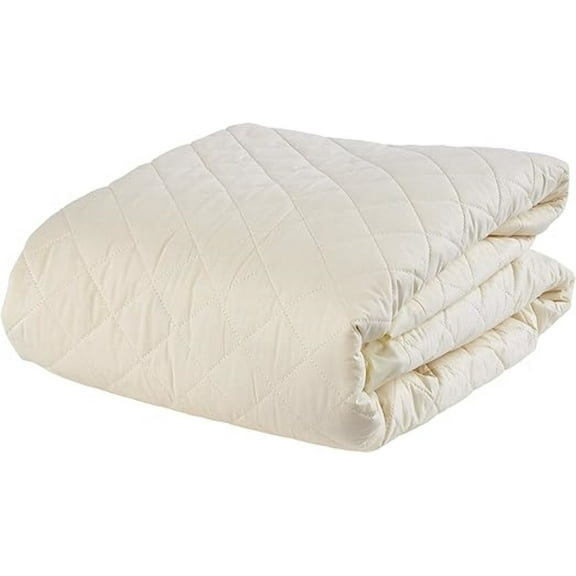 Sleep & Beyond myProtector, 2-in-1 ultimate, washable wool filled mattress protector, Twin 39x7"