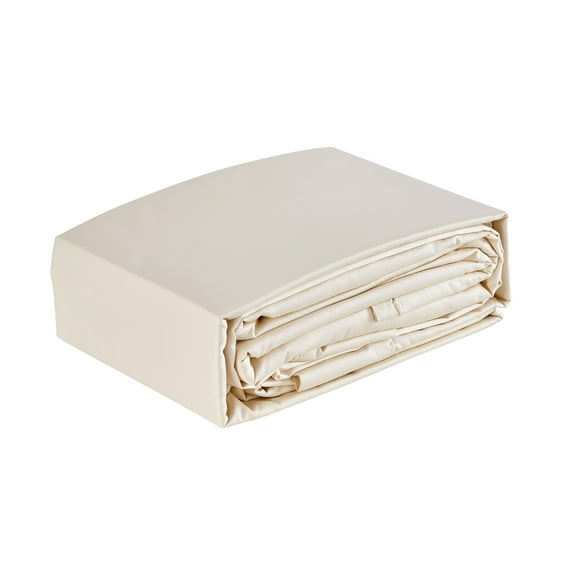 Sleep & Beyond mySheet Set, 100% Natural Cotton Sheet Set, Twin, Up to 1"