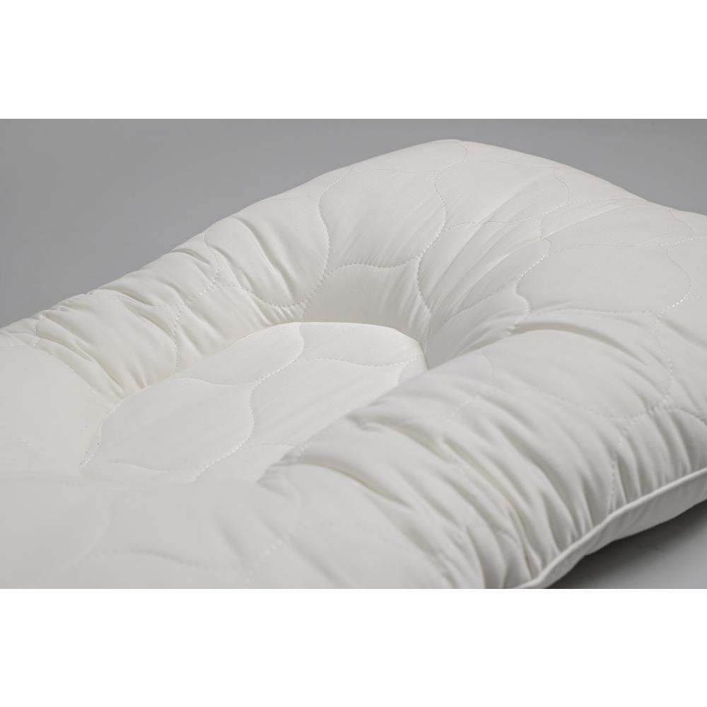 Queen Size White Latex Foam Hypoallergenic Training Pillow
