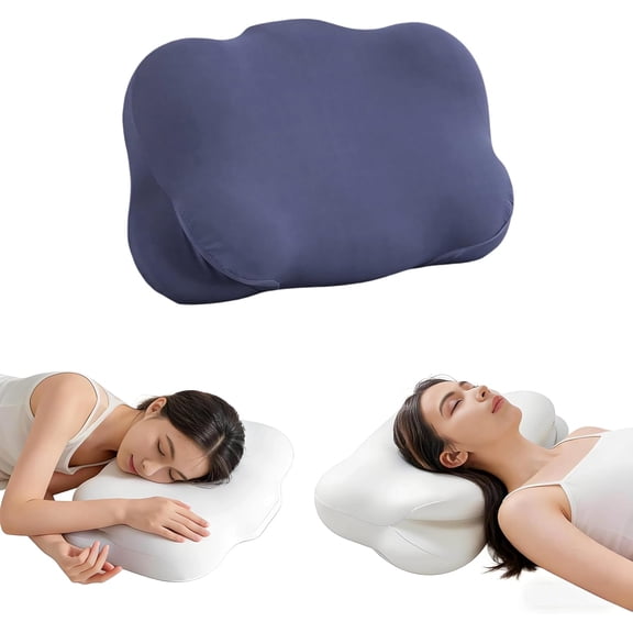 Sleep Cloud Pillow - Adjustable Cervical Neck Support Pillow, Ergonomic Memory Foam Posture Pillows, Adopting Memory Foam Technology for Side, Back, Stomach Sleepers, Lasting Great Sleep Cloud Pillow