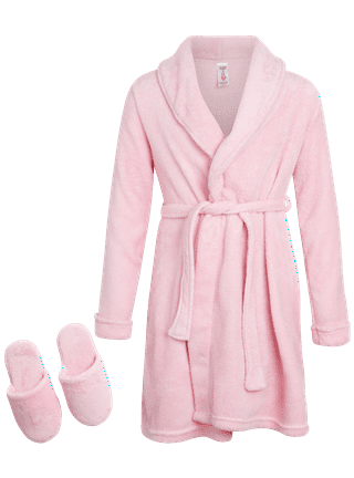 Girls dressing gown and slippers best sale
