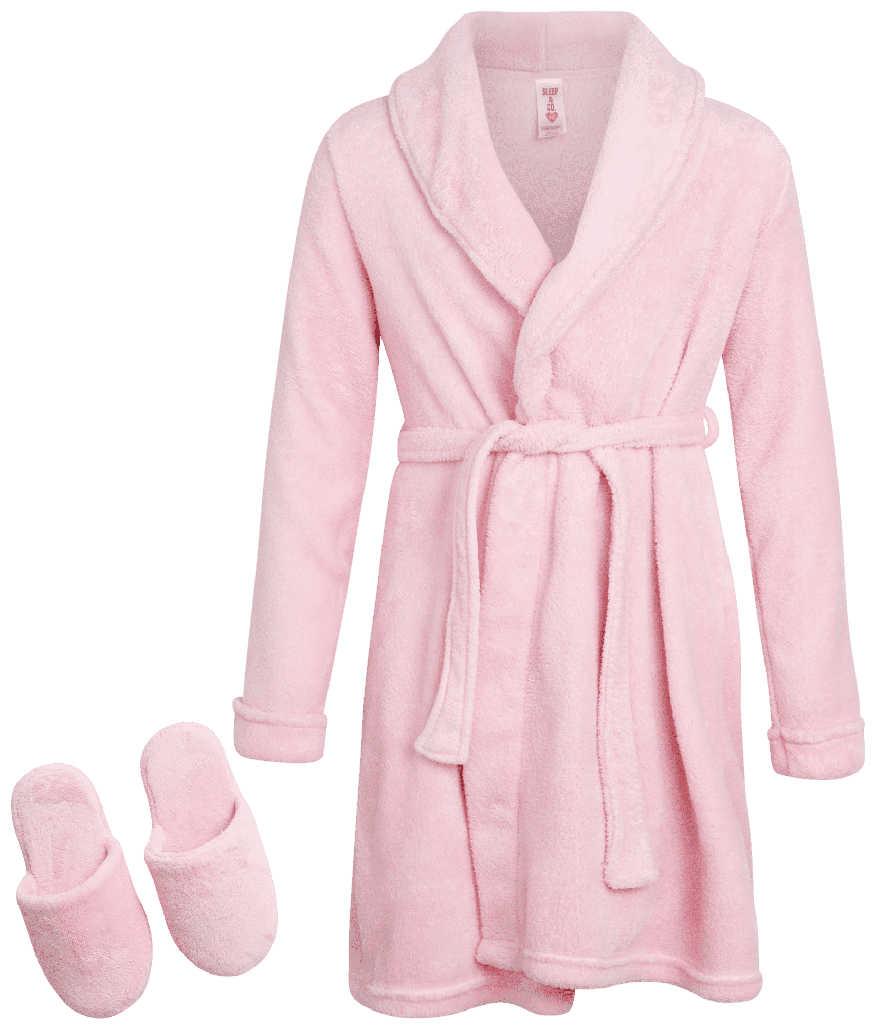 Amazon.com: Sleep & Co Girls' Bathrobe Set – Fleece Robe with Slippers  Pajama Set (Size: 5-16), Size 10/12, Raspberry Sorbet Unicorn: Clothing,  Shoes & Jewelry