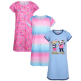 thumbnail image 1 of Sleep & Co Girls Nightgowns - 3 Pack Short Sleeve Girls Pajamas Night Gown Sleep Shirts Dress (5-12), 1 of 7