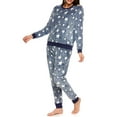 thumbnail image 1 of Sleep & Co. Women's & Women's Plus Plush Top and Pant Pajama Sleep Set, 1 of 4