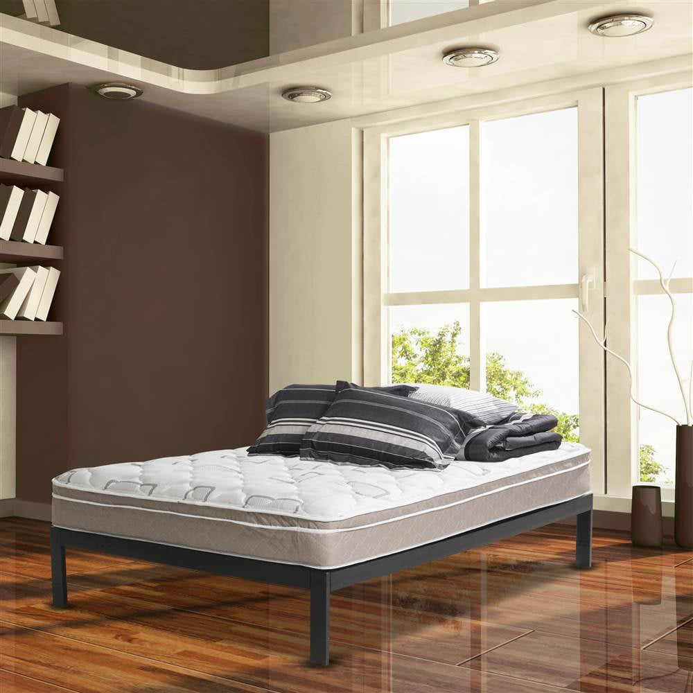 Sleep Comfort Back Aid Pillow Top Twin Size Innerspring Mattress, Bed