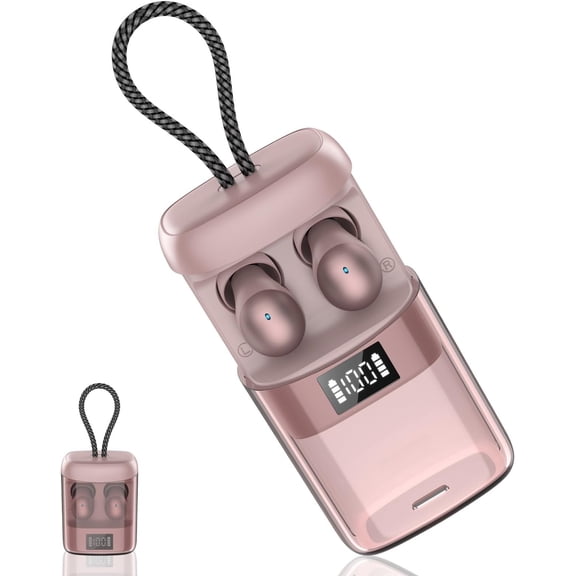 Sleep Earbuds 6.0 in Ear, 2026 Mini Sleep Headphones with Sleep and APP, Sleepbuds for Side Sleepers, 48H Playtime Sleep Earphones with Personal /Small Earplugs, Rose