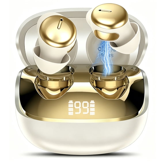 Sleep Earbuds Bluetooth 5.4 in Ear Light-Weight Headphones with Sleep Mode and White Noise, 48H Mini Sleep Ear Buds Small Design for Side Sleepers, Clear Calls, Sleep Earphones for Relaxing/Focus