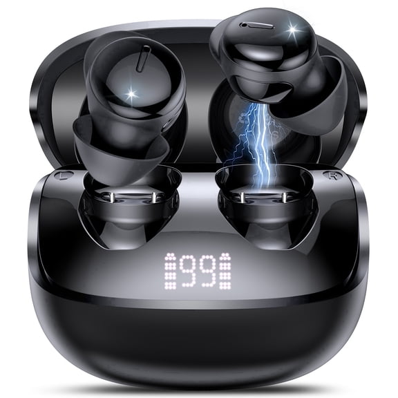 Sleep Earbuds Bluetooth 5.4 in Ear Light-Weight Headphones with Sleep Mode and White Noise, 48H Mini Sleep Ear Buds Small Design for Side Sleepers, Clear Calls, Sleep Earphones for Relaxing/Focus