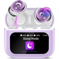 thumbnail image 1 of Sleep Earbuds Bluetooth 5.4 in Ear Smart Touch Screen Headphones, 48H Noise Cancelling Ear Buds with 5 EQ Modes, Mini Wireless Headphones Small Design for Side Sleepers, Clear Calls Earphones, IPX7, 1 of 9