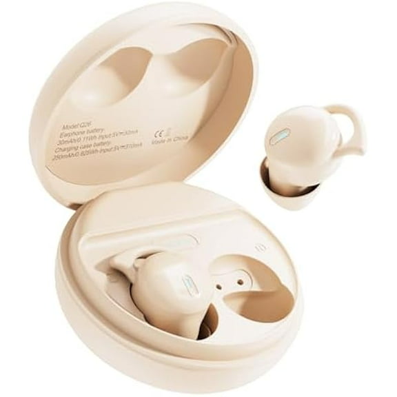 Sleep Earbuds Invisible Earbuds, Comfortable Noise Blocking Wireless Bluetooth Sleeping Earbuds for Side Sleepers, Smallest Mini Sleep Buds, Tiny Hidden Headphones for Sleeping Work Sports, Skin