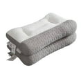 thumbnail image 1 of Sleep Enhancing Cervical Support Comfort Goose Down Pillow, Cervical Neck Pillow for Sleeping, Ergonomic Neck Support Pillows for All Sleeping Positions (1 Pack, White, Medium), 1 of 9