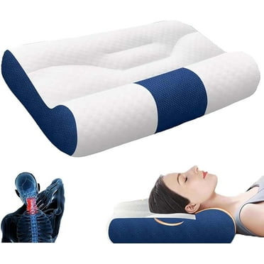 Sleep Enhancing Cervical Support Comfort Goose Down Pillow, Cervical Support Comfort Goose Pillow, Sleep Enhancing Cervical Pillow, Traction Cervical Spine Support Pillow