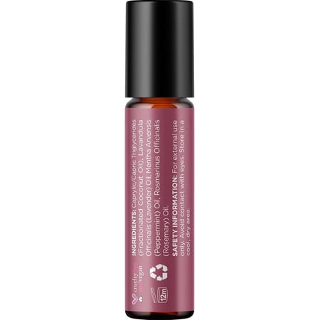 Sleep Essential Oil Roll On - Aromatherapy Essential Oil Roller for Restful Sleep and Relaxation with Pure Lavender & Roman Chamomile - Calming Pre-Diluted Blend for Nighttime Aromatherapy (1-Pack)