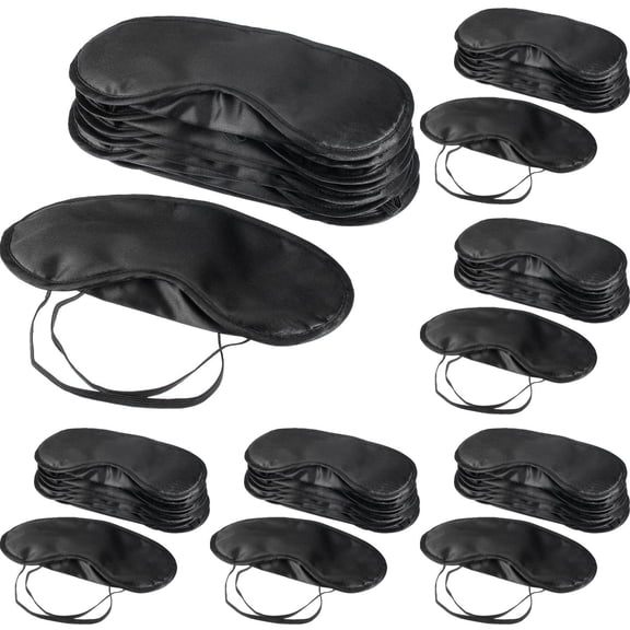 Sleep Eye Mask, 10 Pcs - Light Blind Disposable Activity Blindfold Props Hotel Extended Training Room Game Opaque Black, Easter Mother'S Day Gift Makeup Organizers