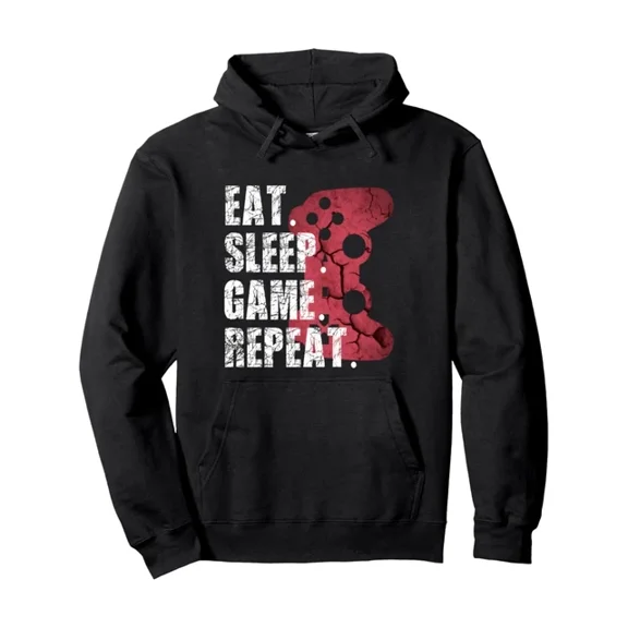 Sleep Game Rep" Men'S 1 Side Hoodie S-5Xl, Casual Pullover With & Pockets