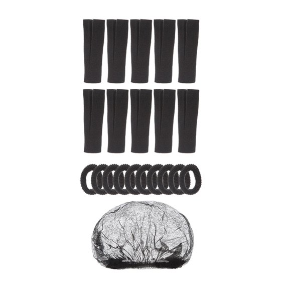 Sleep Hair Rollers, Soft Sponge Heat Hair Curlers with Storage Bag, Overnight Curling Rollers for Natural Waves