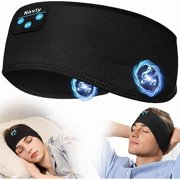 Sleep Headphones, 10Hrs Sports Headband with Soft Cozy Earbuds Comfortable, Headphones Headband with Ultra-Thin HD Stereo Speakers Perfect for Workout,Running,Yoga,Travel