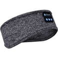 thumbnail image 1 of Lansion Sleep Headphones Bluetooth Sports Headband, Wireless Music Sleeping Headphones Mask Earbuds IPX6 Waterproof for Side Sleepers Women Men Workout Running Insomnia Travel Yoga,Black, 1 of 8