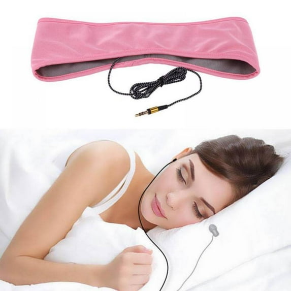 Sleep Headphones Headband with Ultra Thin Stereo Speakers Control Button.Perfect for Sleeping,Sports,Air Travel,Meditation and Relaxation 3.5mm Jack