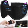 thumbnail image 1 of Sleep Headphones Sleep Mask with Bluetooth Headphones, Eye Mask for Sleeping Eye Pillow Sleeping Headphones for Side Sleepers Thin Speaker Cool Gadgets Gifts for Men&Women, 1 of 4