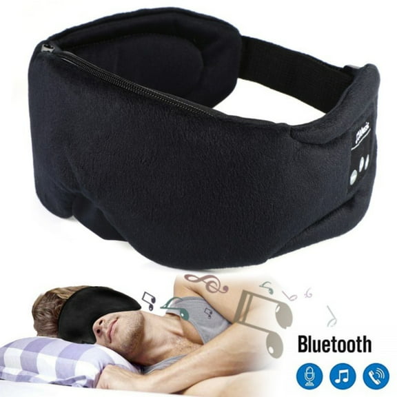 Sleep Headphones Sleepphones Bluetooth Headband Wireless Sleeping Eye, Noise Cancelling Headphone Sleep Earbuds Office Travel Gifts for Men Women Cool Tech Gadgets Unique Boys Girls