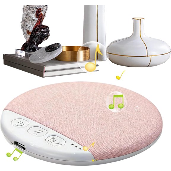 Sleep Headphones Speaker - White Noise Portable Sound, Machine, Ultra Thin Under Pillow Audio Device with Auto Off Timer Function, Soft Fabric Wireless Sleep Speaker with Clear Stereo Sound, Bedroom