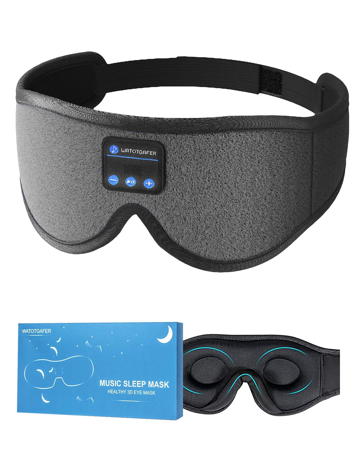 Sleep Headphones, Wireless Bluetooth Sleep 3D Eye Mask, Washable