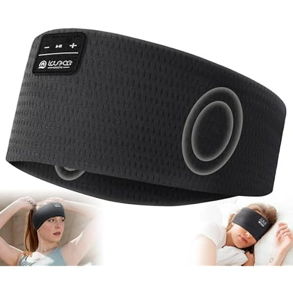 Sleep Headphones Wireless Headband Headphones Bluetooth 5.4 for Side Sleeper Bluetooth Headband Earphones for Sports for tech Gadgets Gifts